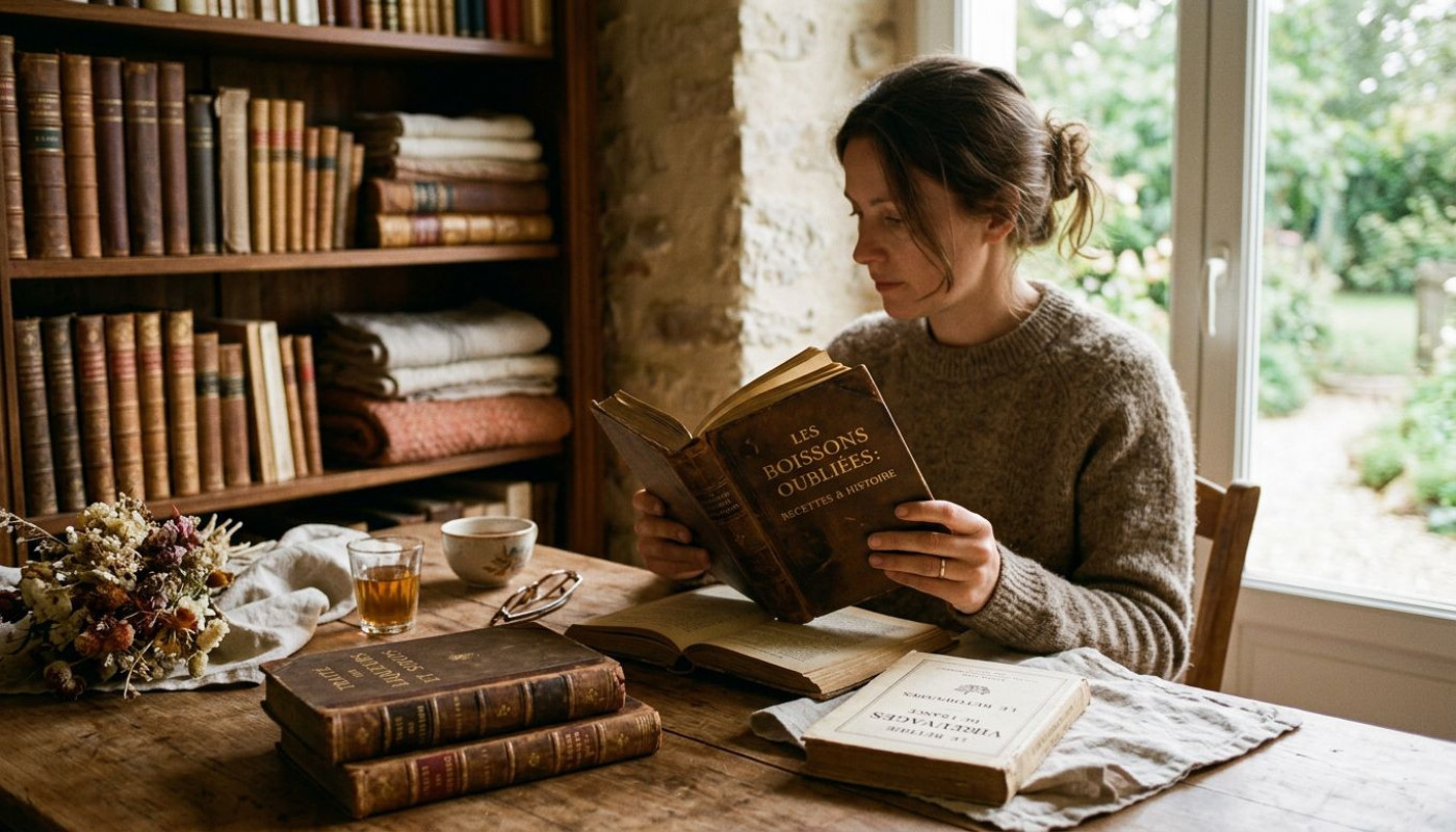 Le retour discret des livres anciens sur les boissons oubliées